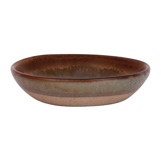 Tablekraft Soho Round Coupe Dish Burnt Sienna - 103x95x25mm (12 Pack)