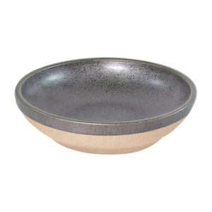 Tablekraft Soho Flared Round Bowls Speckle Black 230mm (4 Pack)