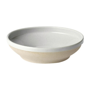 Tablekraft Soho Flared Round Bowls White Pebble 230mm (4 Pack)