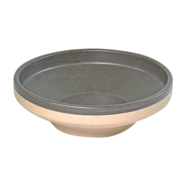 Tablekraft Soho Footed Round Bowls Speckle Black 230mm (6 Pack) Tablekraft Soho Footed Round Bowls Speckle Black 230mm (6 Pack)