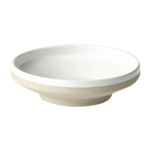 Tablekraft Soho Footed Round Bowls White Pebble 230mm (4 Pack)