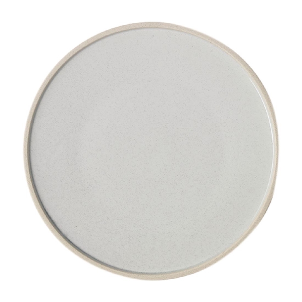 Tablekraft Soho Round Plates White Pebble 200mm (6 Pack) - B2B