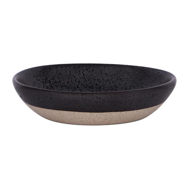 Tablekraft Soho Round Coupe Dish Speckle Black - 103x95x25mm (12 Pack) Tablekraft Soho Round Coupe Dish Speckle Black - 103x95x25mm (12 Pack)