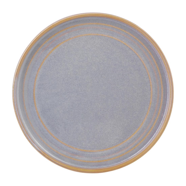 Tablekraft Urban Loft Round Plates Azure Blue 225mm (4 Pack)