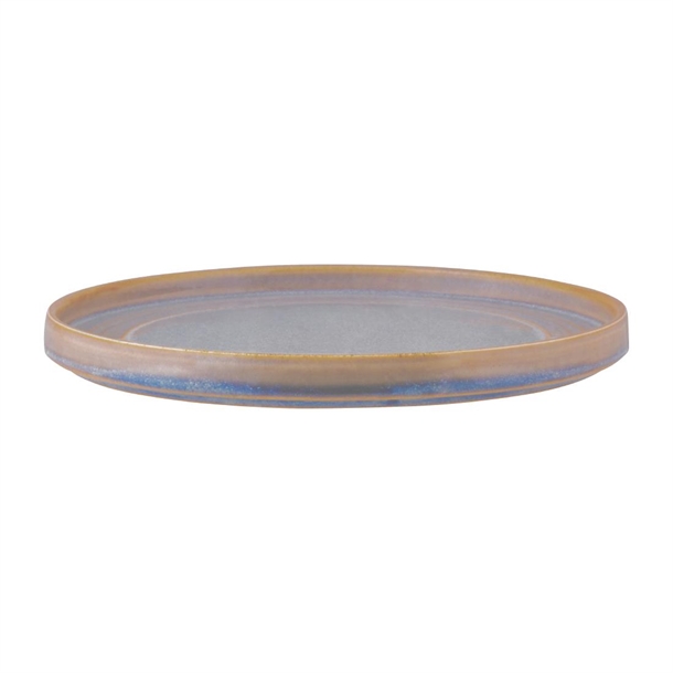 Tablekraft Urban Loft Round Plates Azure Blue 225mm (4 Pack)