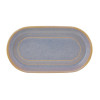 Tablekraft Urban Loft Oval Platters Azure Blue 180mm (4 Pack) Tablekraft Urban Loft Oval Platters Azure Blue 180mm (4 Pack)