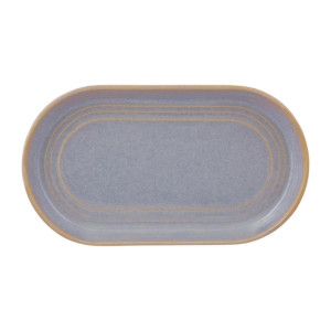 Tablekraft Urban Loft Oval Platters Azure Blue 240mm (4 Pack)