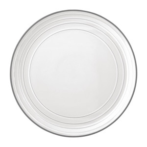 Tablekraft Linea Round Coupe Plates White 280mm (3 Pack)
