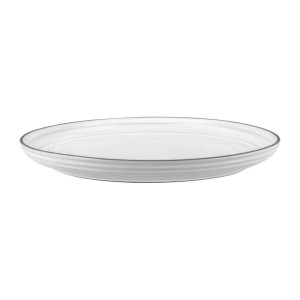 Tablekraft Linea Round Coupe Plates White 280mm (3 Pack)