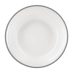 Tablekraft Linea Round Deep Bowls White 160mm (6 Pack)