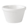 Coucou Melamine Ramekin Fluted White - 45ml