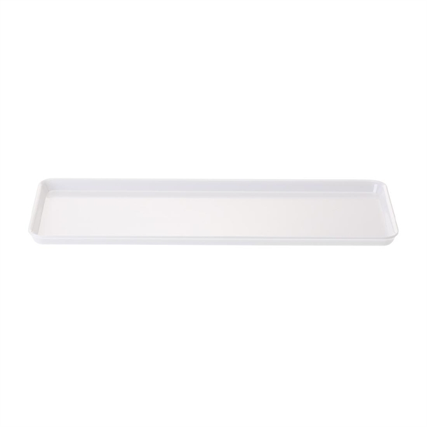 Coucou Melamine Rectangular Platter White - 500x180mm