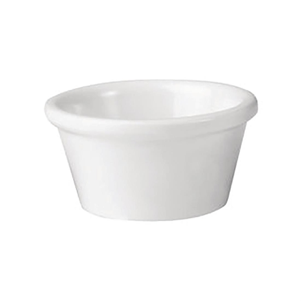 Coucou Melamine Ramekin Smooth White - 60ml