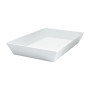 Coucou Melamine Rectangular Deep Bowl White - 450x300mm