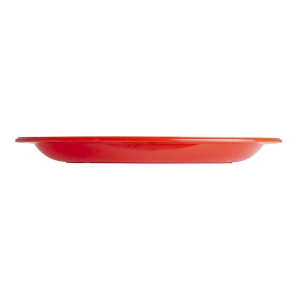 Olympia Kristallon Polypropylene Plates Red 174mm (12 Pack) Olympia Kristallon Polypropylene Plates Red 174mm (12 Pack)
