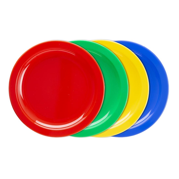 Olympia Kristallon Polypropylene Plates Red 174mm (12 Pack) Olympia Kristallon Polypropylene Plates Red 174mm (12 Pack)