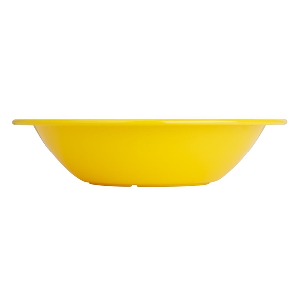 Olympia Kristallon Polypropylene Bowls Yellow 174mm (12 Pack) Olympia Kristallon Polypropylene Bowls Yellow 174mm (12 Pack)