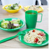 Olympia Kristallon Polypropylene Plates Green 174mm (12 Pack) Olympia Kristallon Polypropylene Plates Green 174mm (12 Pack)