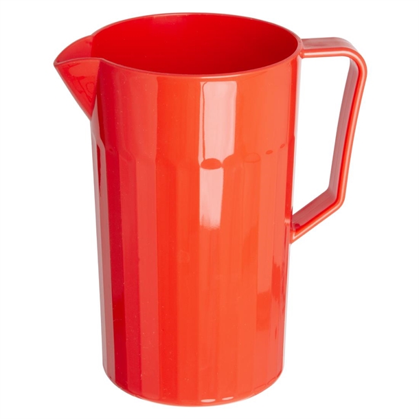 Olympia Kristallon Polycarbonate Jug Red 1.4Ltr Olympia Kristallon Polycarbonate Jug Red 1.4Ltr