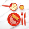 Olympia Kristallon Polypropylene Plates Red 230mm (12 Pack) Olympia Kristallon Polypropylene Plates Red 230mm (12 Pack)