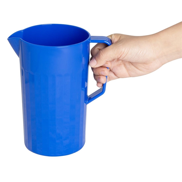 Olympia Kristallon Polycarbonate Jug Blue 1.4Ltr Olympia Kristallon Polycarbonate Jug Blue 1.4Ltr