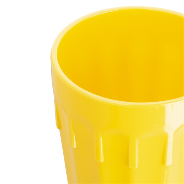 Olympia Kristallon Polypropylene Tumblers Yellow 253.8ml (12 Pack) Olympia Kristallon Polypropylene Tumblers Yellow 253.8ml (12 Pack)