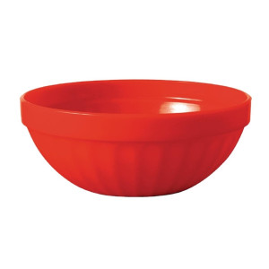 Olympia Kristallon Polycarbonate Bowls Red 102mm (12 Pack)