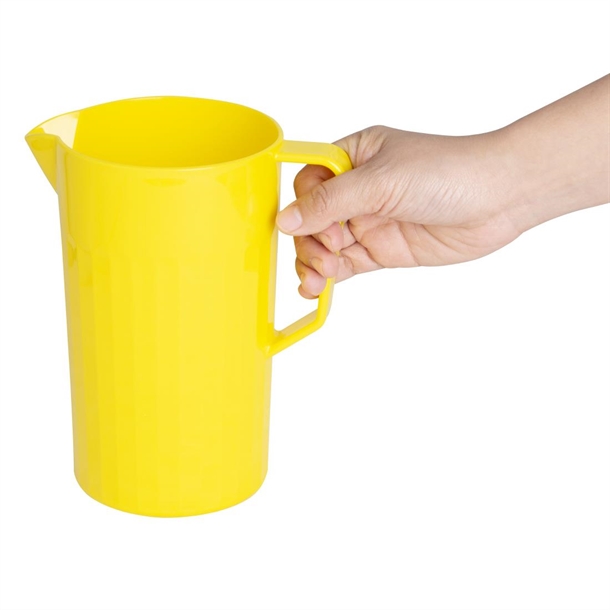 Olympia Kristallon Polycarbonate Jug Yellow 1.4Ltr