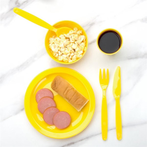 Olympia Kristallon Polypropylene Plates Yellow 230mm (12 Pack) Olympia Kristallon Polypropylene Plates Yellow 230mm (12 Pack)