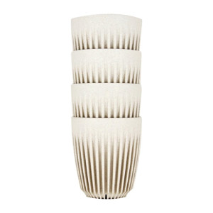 HuskeeCup Cup 8oz 289ml Natural (4 Pack)