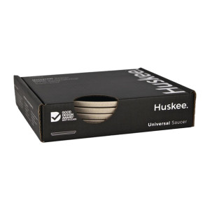 HuskeeCup Universal Saucer Natural (4 Pack)