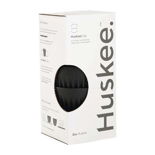 HuskeeCup Cup 3oz Charcoal (4 Pack) HuskeeCup Cup 3oz Charcoal (4 Pack)