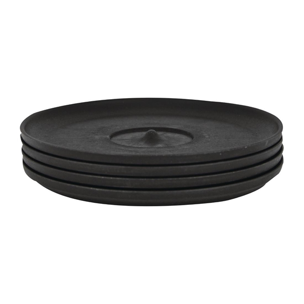 HuskeeCup Universal Saucer Charcoal (4 Pack) HuskeeCup Universal Saucer Charcoal (4 Pack)