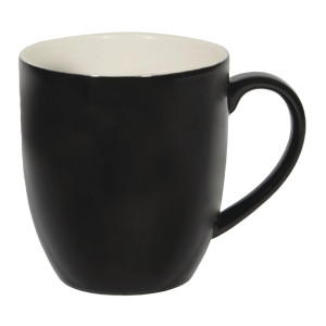 Brew Coffee Mugs Smoke/White 380ml (6 Pack)