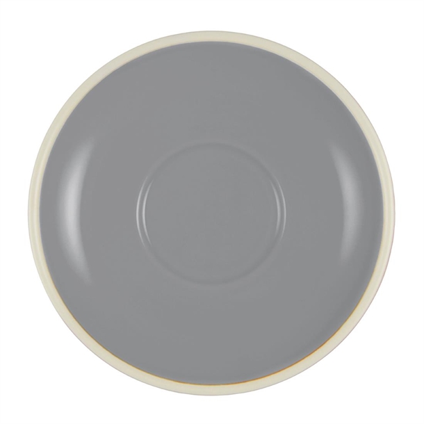 Brew Long Black/Flat White Saucers French Grey/White 140mm (6 Pack) Brew Long Black/Flat White Saucers French Grey/White 140mm (6 Pack)