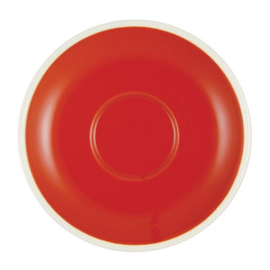 Brew Latte Cup/Mug Saucers Chilli Red/White 140mm (6 Pack) Brew Latte Cup/Mug Saucers Chilli Red/White 140mm (6 Pack)