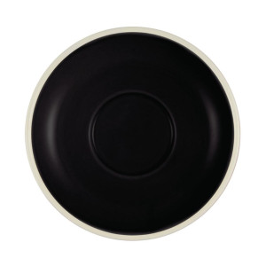 Brew Latte Cup/Mug Saucers Onyx/White 140mm (6 Pack) Brew Latte Cup/Mug Saucers Onyx/White 140mm (6 Pack)