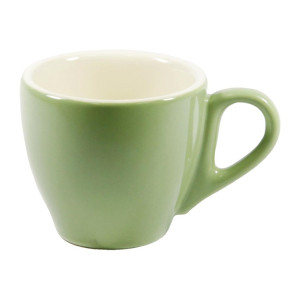 Brew Espresso Cups Sage/White 90ml (6 Pack)