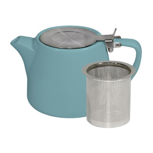 Brew Stackable Infusion Teapots Maya Blue 500ml (2 Pack)