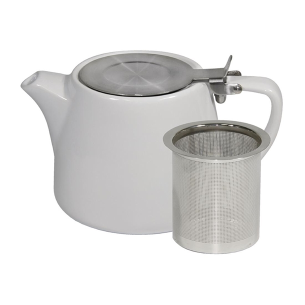 Brew Stackable Infusion Teapots White 500ml (2 Pack) Brew Stackable Infusion Teapots White 500ml (2 Pack)