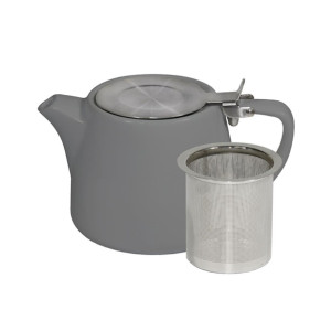 Brew Stackable Infusion Teapots French Grey 500ml (2 Pack)