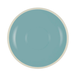 Brew Long Black/Cappuccino Saucers Maya Blue/White 140mm (6 Pack) Brew Long Black/Cappuccino Saucers Maya Blue/White 140mm (6 Pack)
