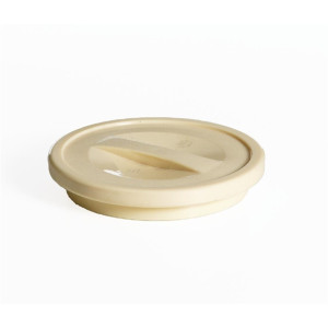 KH Healthcare Lid for Bowl Insulated PP Yellow (6 Pack)