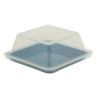 KH Bread/Butter Plate 140x140mm Blue Pp (12 Pack) KH Bread/Butter Plate 140x140mm Blue Pp (12 Pack)