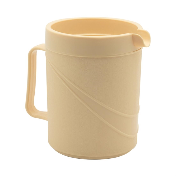 KH Moderne Insulated Jug 600ml Yellow Pp/Pu (12 Pack) KH Moderne Insulated Jug 600ml Yellow Pp/Pu (12 Pack)