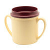 KH Traditional Mug Double Handle Insulated 250ml Yellow (24 Pack)