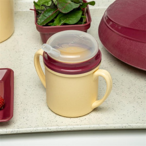 KH Traditional Mug Double Handle Insulated 250ml Yellow (24 Pack) KH Traditional Mug Double Handle Insulated 250ml Yellow (24 Pack)