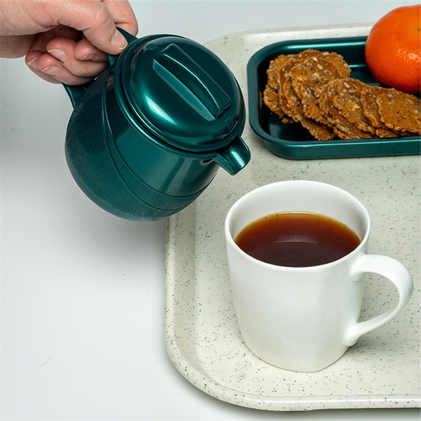 KH Traditional Beverage Pourer Lid Green Pp (12 Pack)