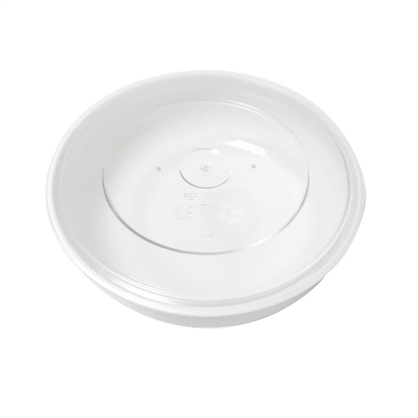Poliware Reusable Lid To Suit 170mm Round Bowl Clear (28 Pack)