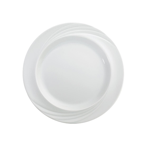 Schonwald Donna Senior Round Wide Rim Plate 240x23mm (6 Pack)
